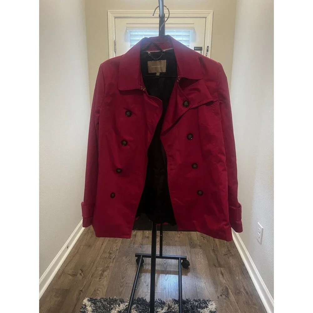 BANANA REPUBLIC Pink Tailored Jacket Size m - Picture 9 of 16